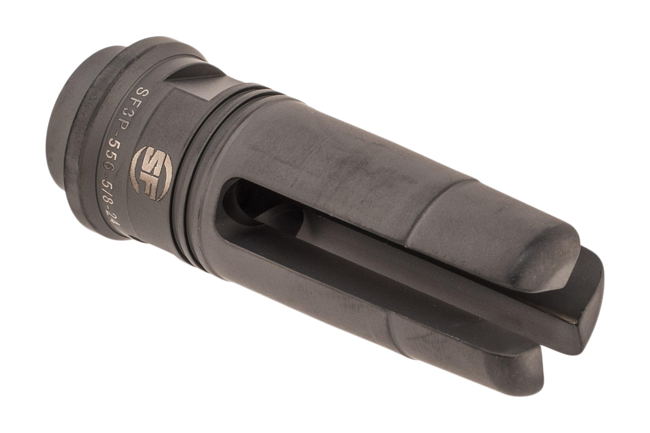 SureFire SOCOM 3-Prong Flash Hider Suppressor Adapter - 5.56 - 5/8x24 - DLC